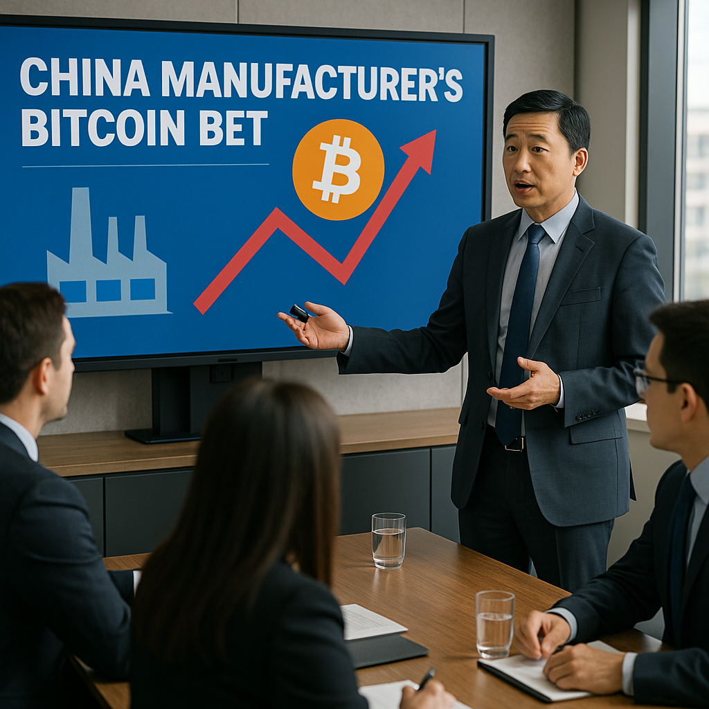 Read more about the article 중국 제조기업의 비트코인 승부수