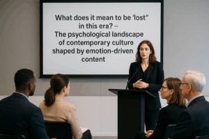 Read more about the article 감정 콘텐츠는 왜 우리에게 위로가 되는가 현대인의 길 잃음과 문화적 리터러시