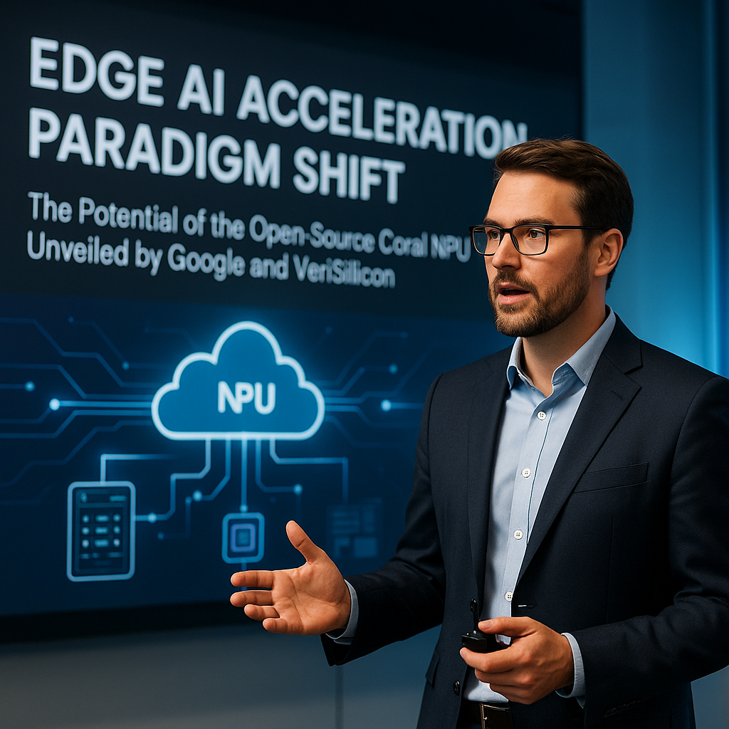 You are currently viewing 구글과 베리실리콘이 주도하는 오픈소스 코럴 NPU로 엣지 AI 혁신 가속
