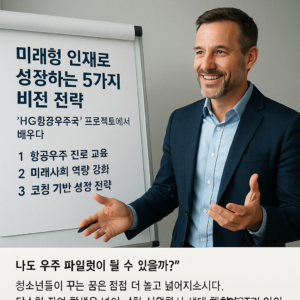 청소년 미래 교육의 새로운 모델 HG항공우주국에서 배우는 5가지 성장 전략