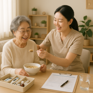 요양보호사와 함께 걷는 산책 이야기