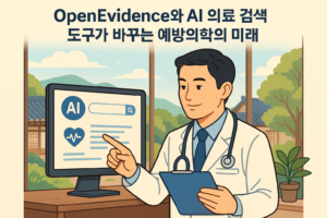 Read more about the article OpenEvidence와 AI 의료 검색 도구가 바꾸는 예방의학의 미래