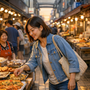 낮과 밤의 전통시장 다른 매력