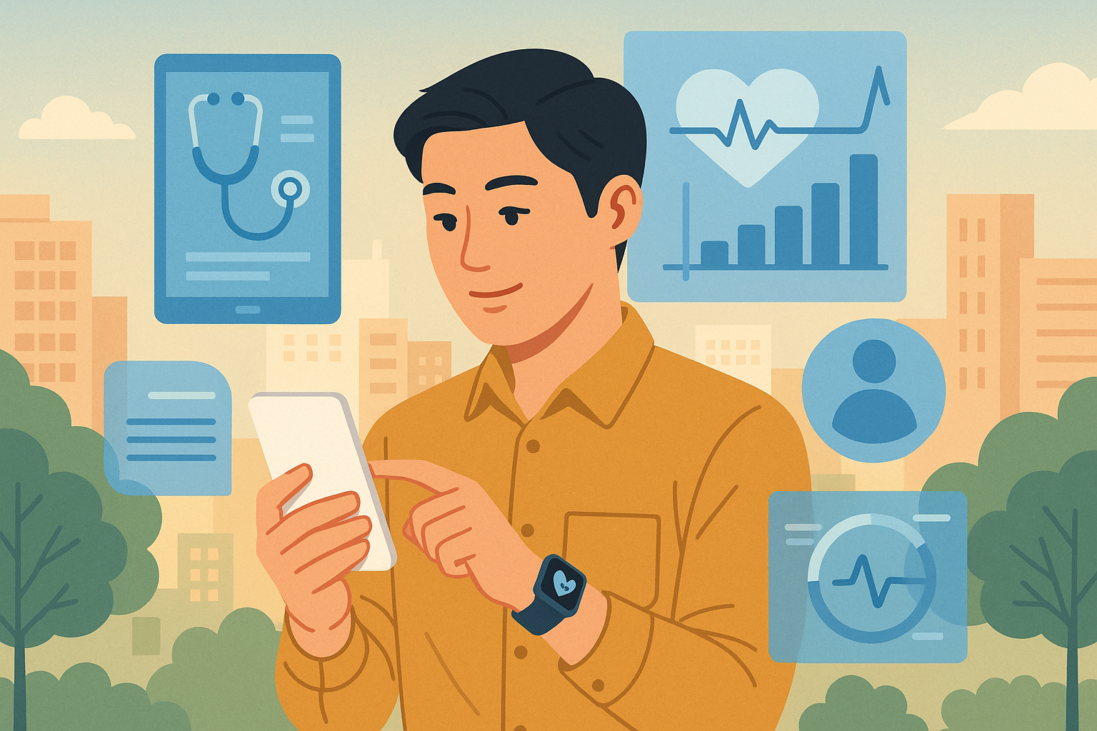 You are currently viewing 디지털 헬스케어로 건강관리 혁신을: 최신 트렌드와 맞춤형 전략