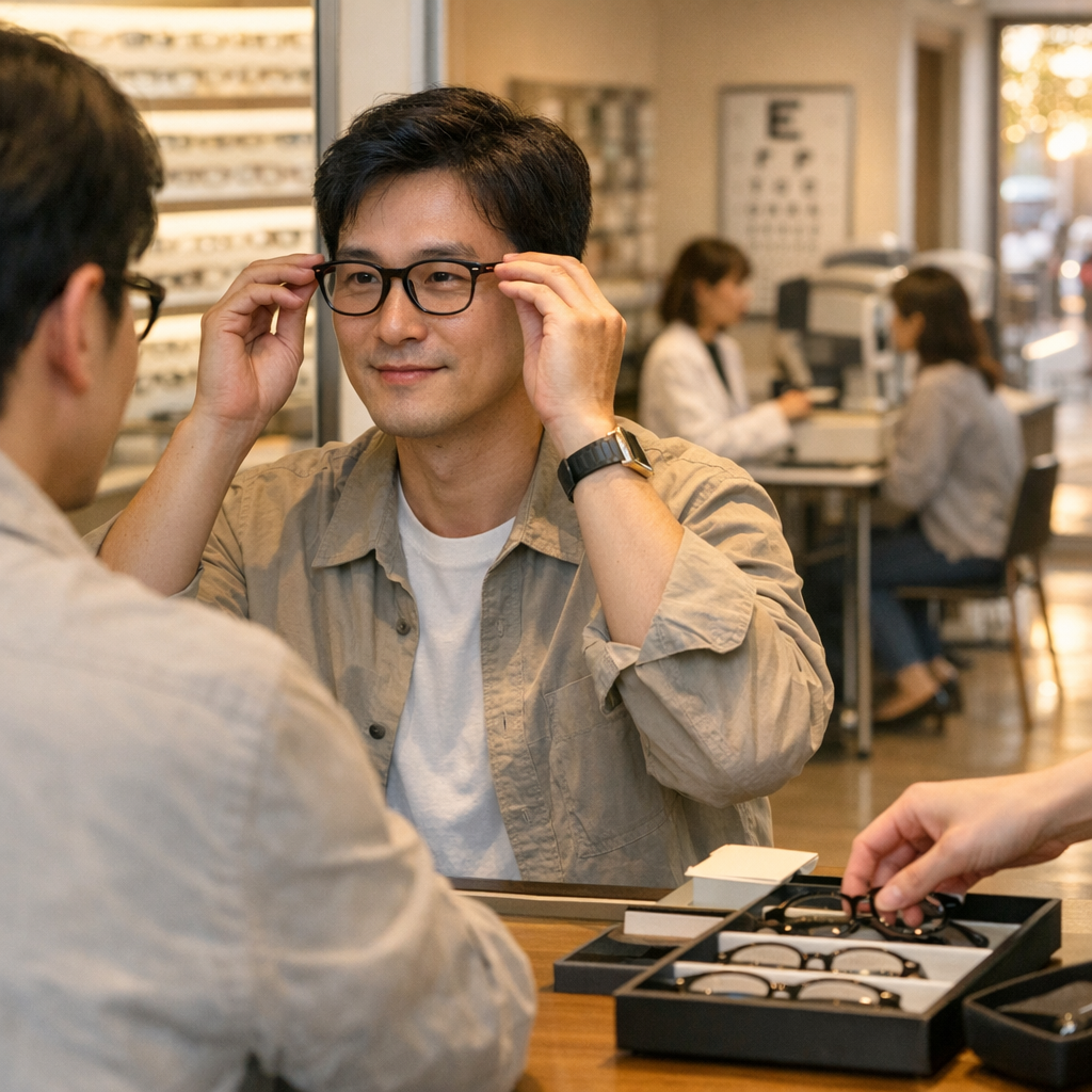 You are currently viewing 퇴근길 눈 피로 해결 안경 맞춤