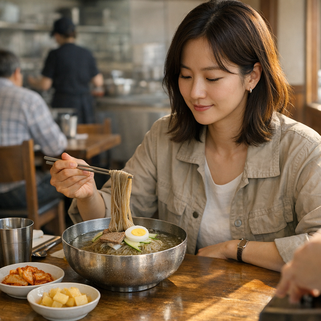 You are currently viewing 평양냉면 백면옥에서 신선한 경험을