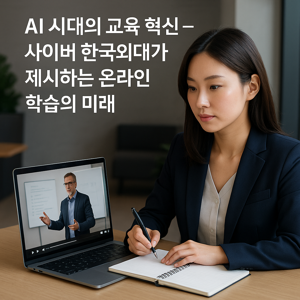 You are currently viewing 사이버한국외대가 제시하는 AI 기반 온라인 학습의 미래
