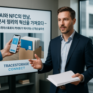 AI와 NFC가 이끄는 문서 관리 혁신, 트레이스토리지 커넥트