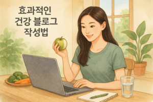 건강 주제 블로그 포스트 작성 가이드